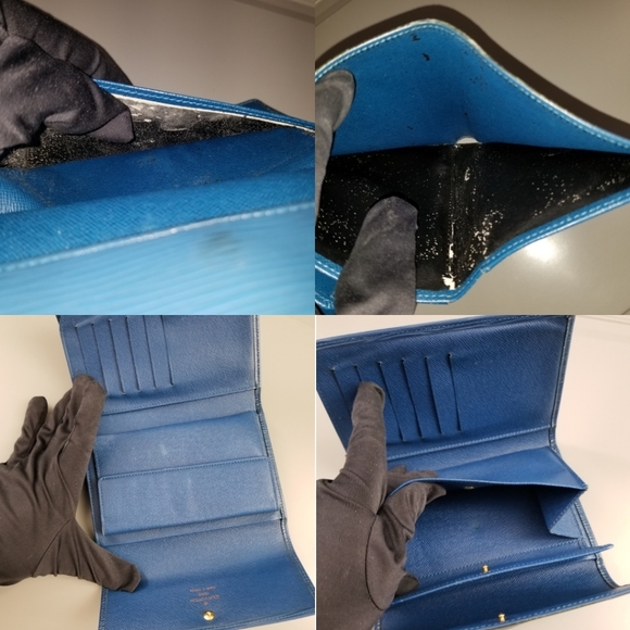 LOUIS VUITTON Vintage Trifold Epi leather bifold Wallet/France - Picture 7 of 16